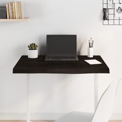 Functional Solid Oak Wood Replacement Tabletop 100x40x2 cm