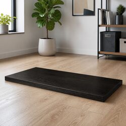 Solid Oak Wood Table Top for Practical Use: 100x40x6cm