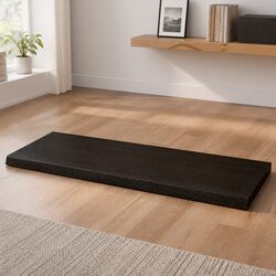 Functional Dark Brown Oak Tabletop 100x50x6 cm