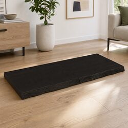 Practical Solid Oak Wood Table Top 120x50cm for Any Setup