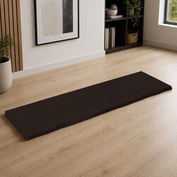 Practical Brown Solid Oak Table Top for Everyday Use 180x60cm