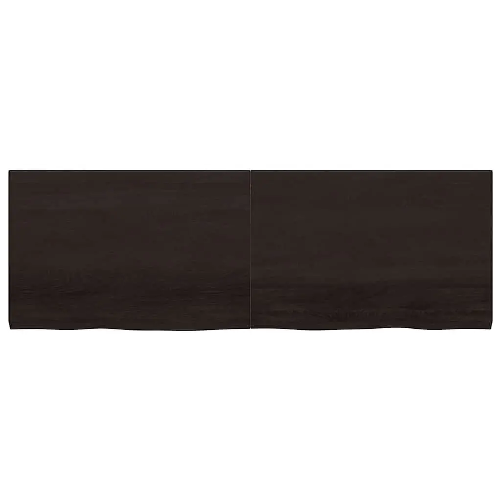 Wooden Table Top Brown Solid Oak 180x60cm Replacement Board Tabletop