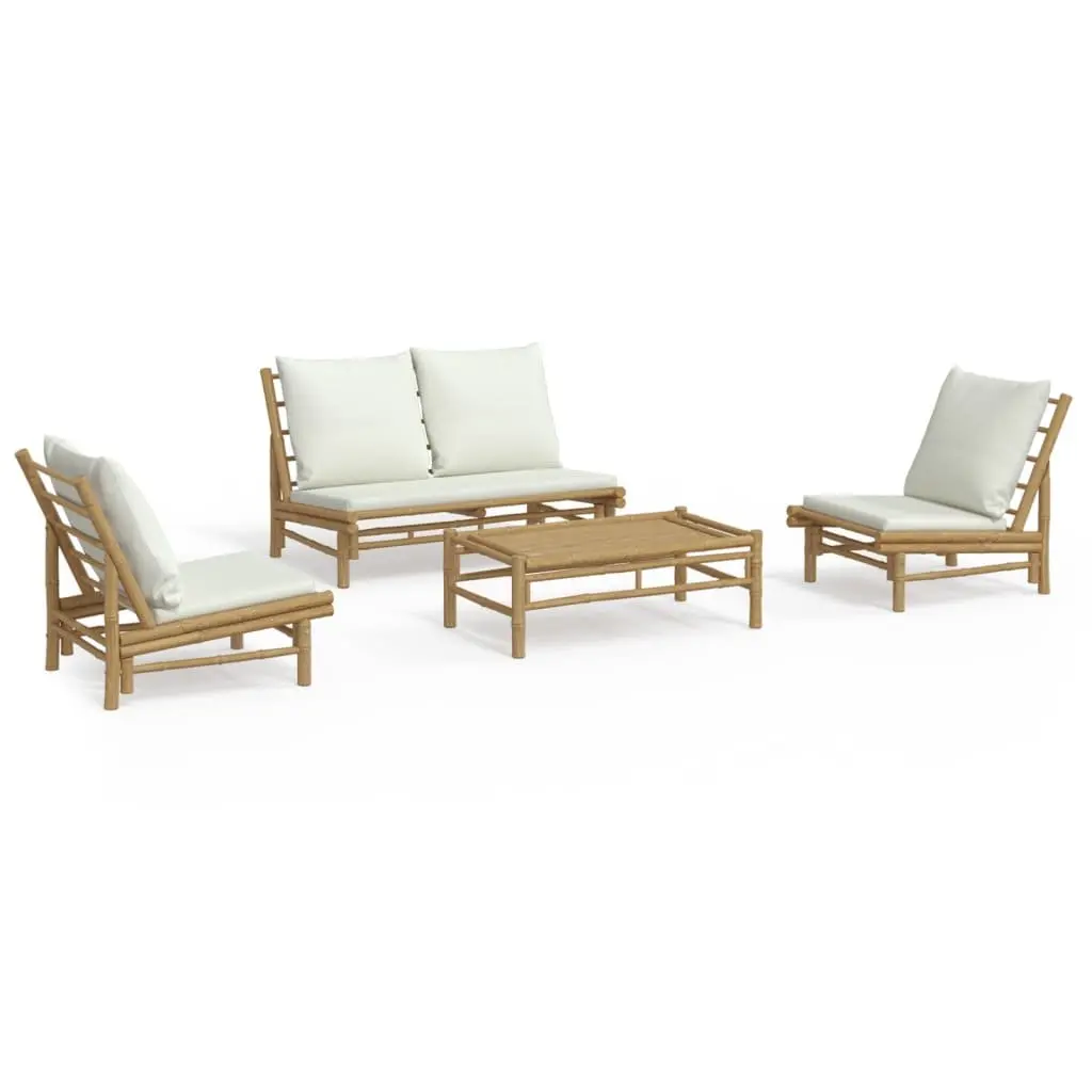 Bamboo Lounge Set for Outdoor Gatherings