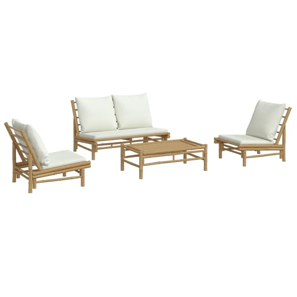 Bamboo Lounge Set for Outdoor Gatherings