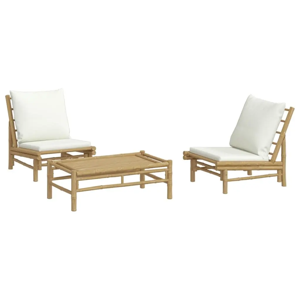 Bamboo Lounge Set for Outdoor Relaxation