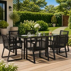 Practical 7 Piece Outdoor Dining Set for Your Home