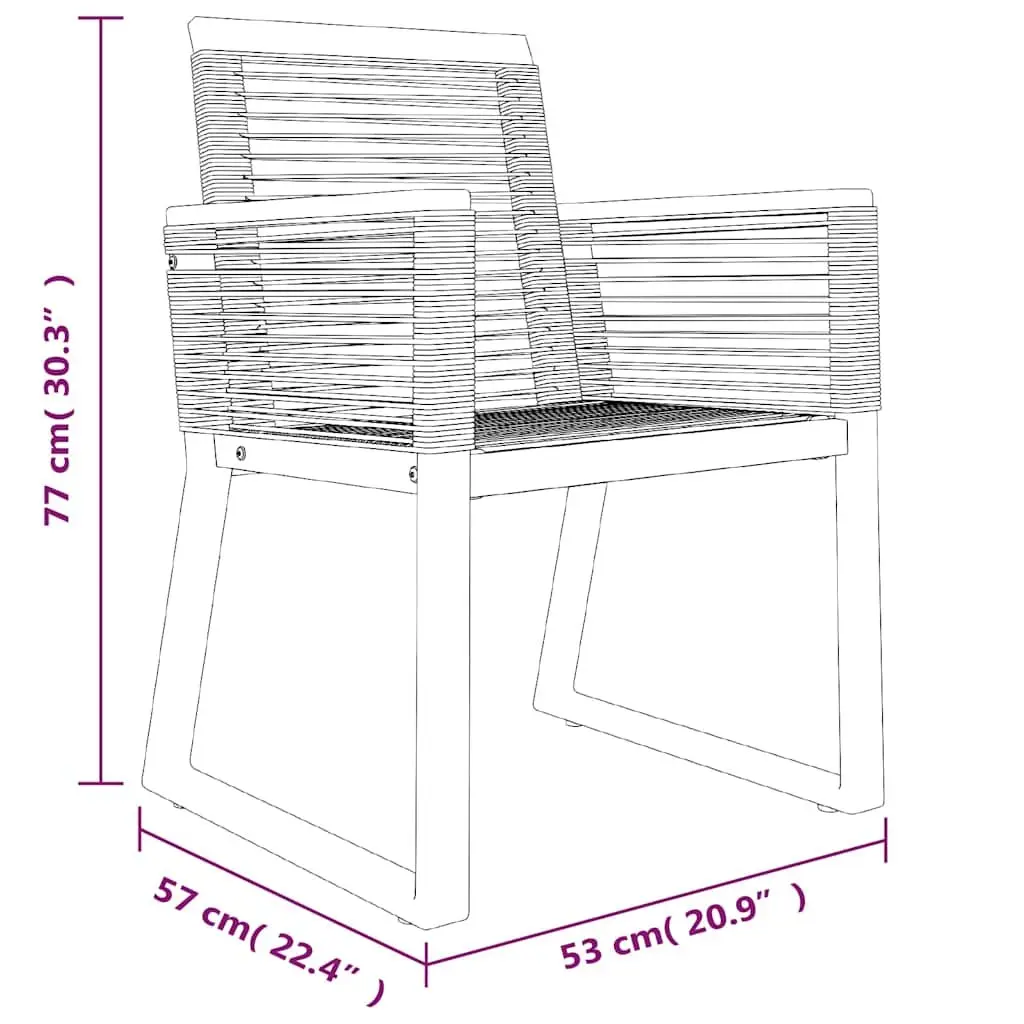Outdoor Garden Dining Set 5 Piece Black Rattan Chairs Table Furniture Patio