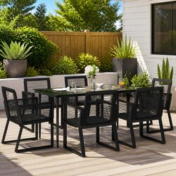 Versatile 7 Piece Outdoor Dining Set for Everyday Use