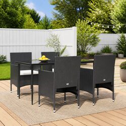 Practical 5 Piece Garden Dining Set for Your Patio