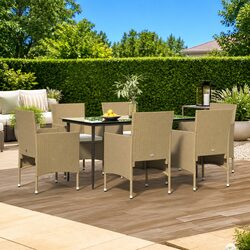 Practical 7 Piece Outdoor Dining Set for Everyday Use