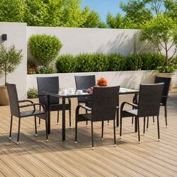 Ideal for Gatherings: 7-Piece Outdoor Dining Set