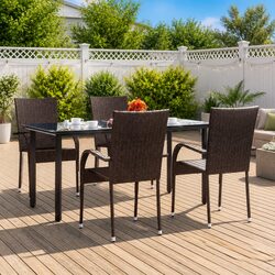 Versatile 5-Piece Dining Set for Your Patio