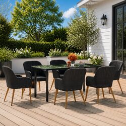 Versatile 7-Piece Outdoor Dining Set for Any Patio
