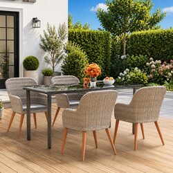 Practical 5-Piece Outdoor Dining Set for Your Home