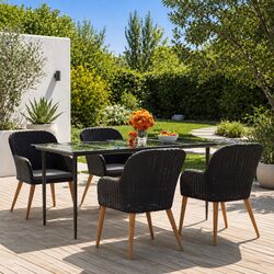 Practical 5 Piece Outdoor Dining Set for Any Garden