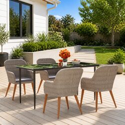 Ideal 5-Piece Garden Dining Set for Outdoor Gatherings