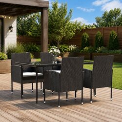 Perfect for Outdoor Gatherings: 5-Piece Dining Set