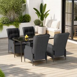 Practical 5-Piece Outdoor Dining Set for Entertaining
