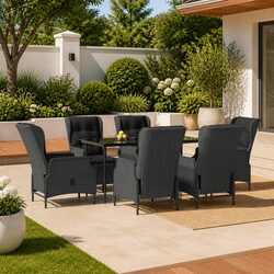 7 Piece Dining Set for Outdoor Gatherings