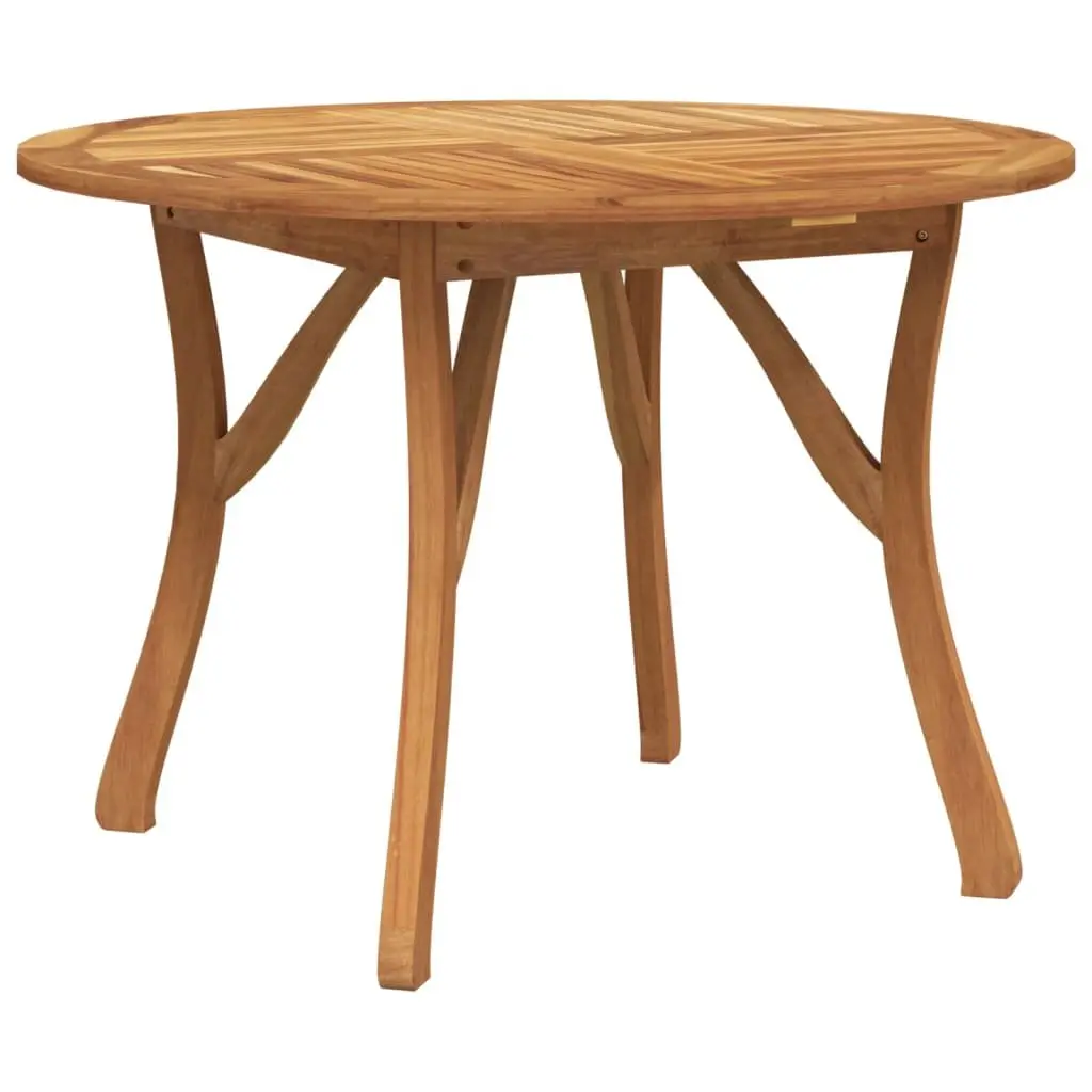 Outdoor Dining Set 5 Piece Solid Acacia Wood Brown Furniture Table and Chairs