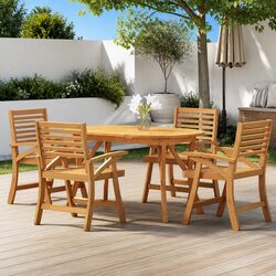 Versatile 5 Piece Dining Set for Every Outdoor Occasion