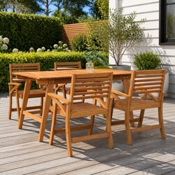 Practical 5 Piece Outdoor Dining Set for Your Garden