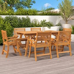 Ideal 7-Piece Dining Set for Your Outdoor Gatherings