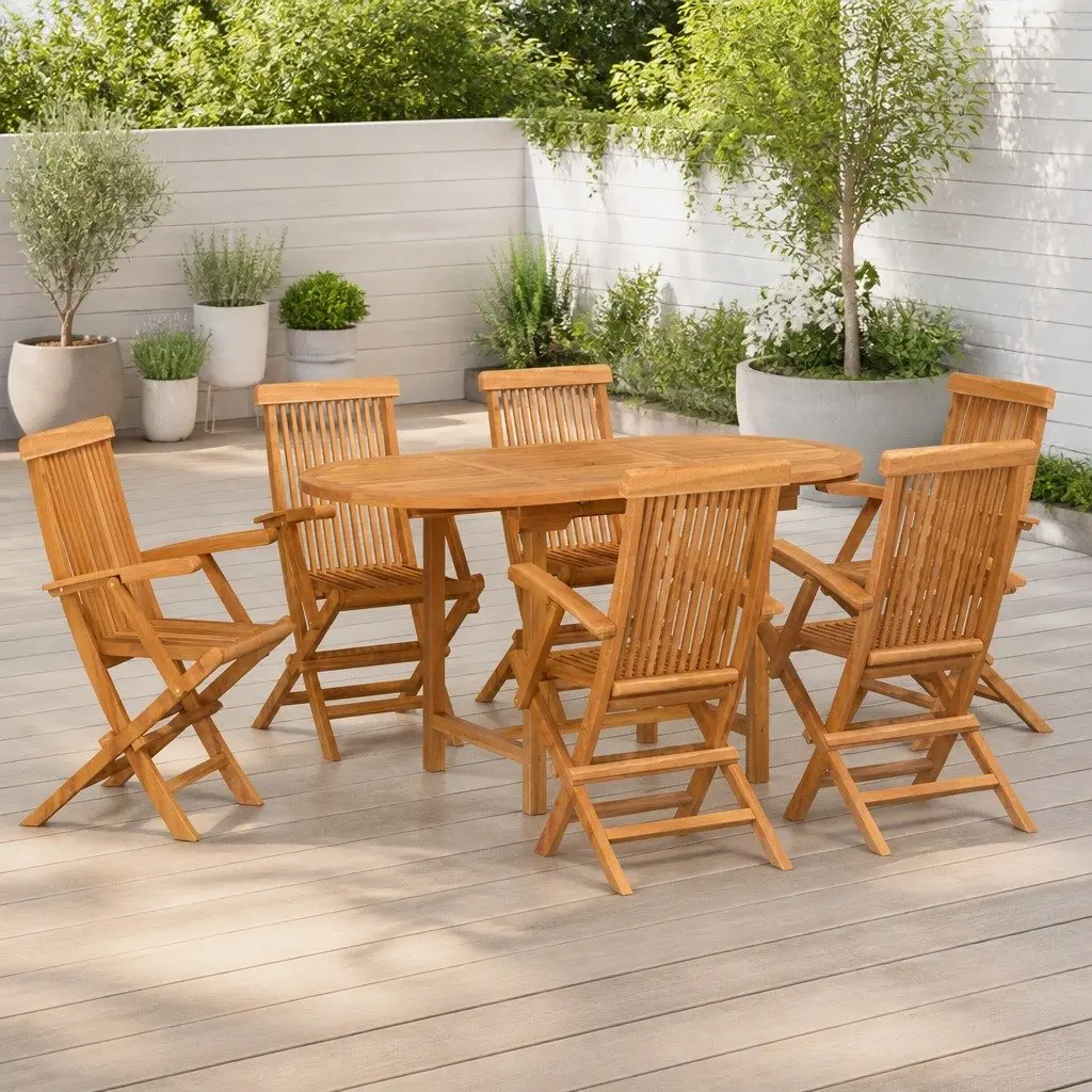 7-Piece Dining Set for Outdoor Spaces