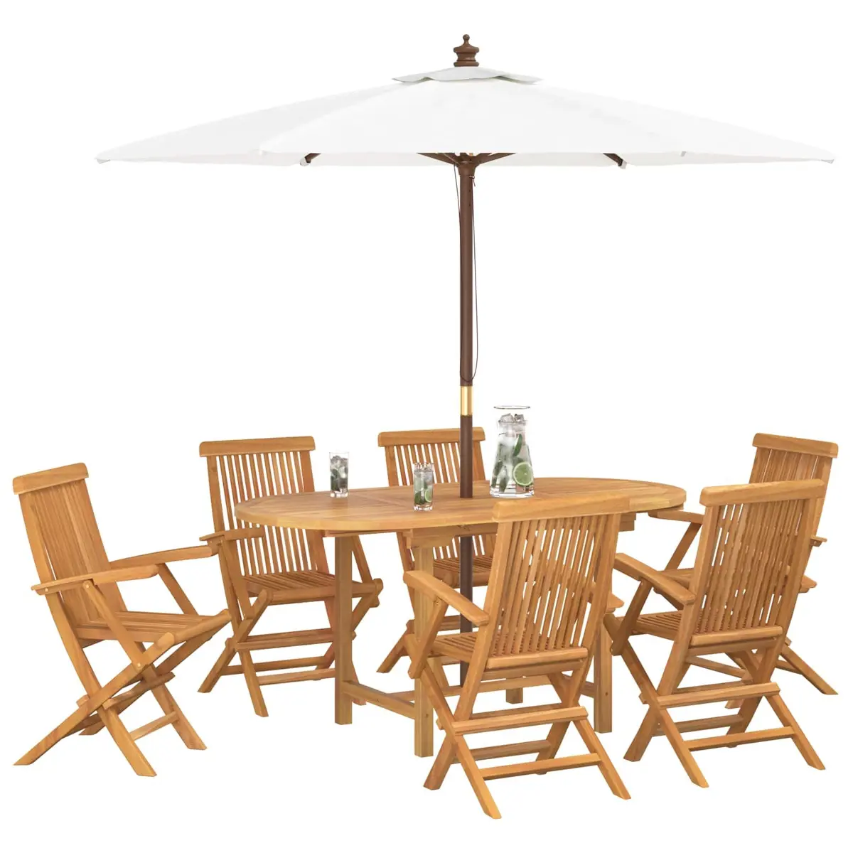 7-Piece Dining Set for Outdoor Spaces
