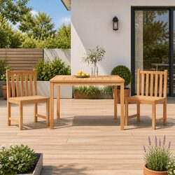 Practical 3 Piece Garden Dining Set for Your Home