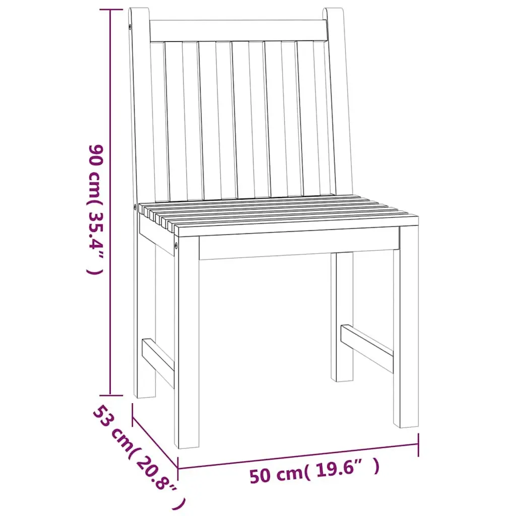 4-Piece Teak Dining Set for Outdoor Living