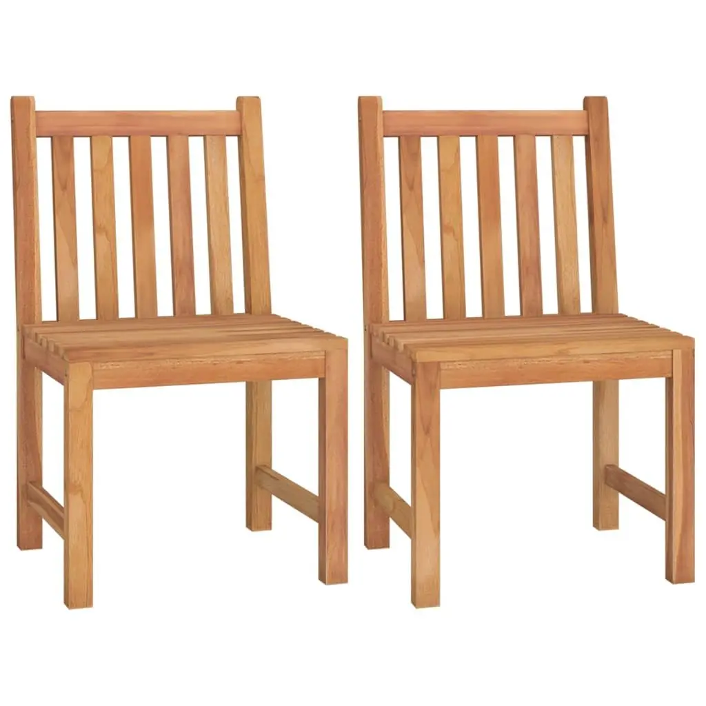 Outdoor Dining Set Solid Teak Wood 5 Piece Brown Table Chairs Benches