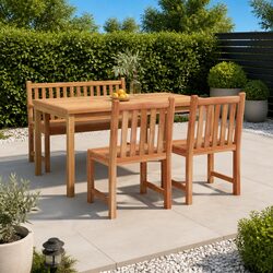 Functional 4-Piece Outdoor Dining Set for Any Home