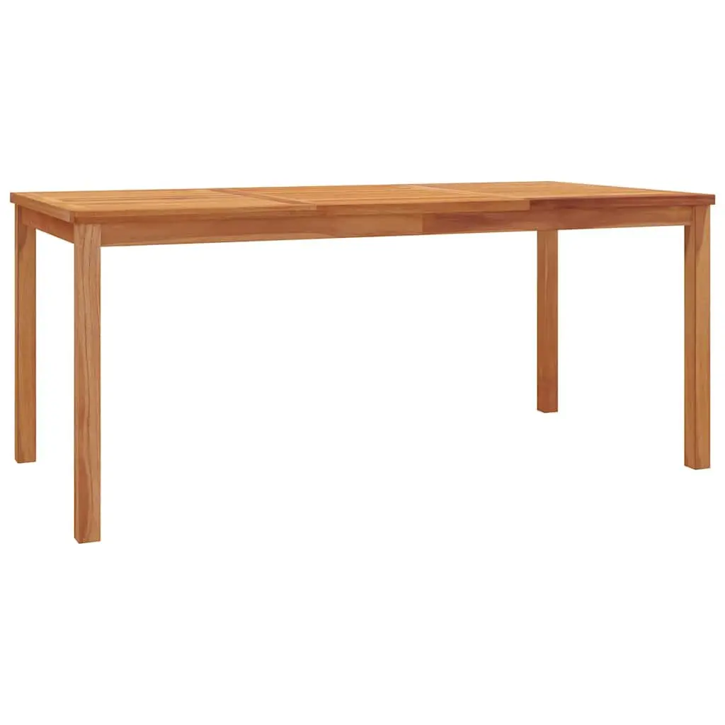 Teak Wood Garden Dining Set 5 Piece Brown Outdoor Furniture Table and Chairs