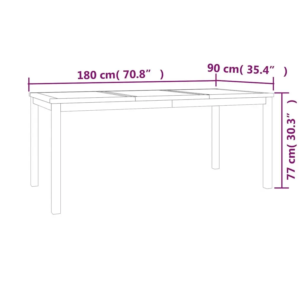 Garden Dining Set Solid Teak Wood 4 Piece Outdoor Furniture Table Bench Chairs Brown