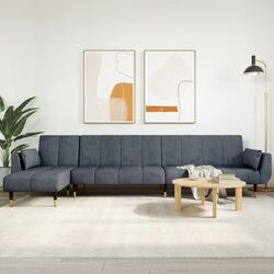 Versatile L-Shaped Sofa Bed for Everyday Use