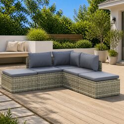 Functional 5 Piece Garden Lounge Set for Everyday Use
