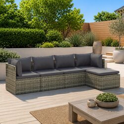 Practical 5 Piece Lounge Set for Your Garden and Patio