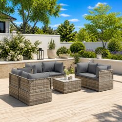 Practical 7 Piece Lounge Set for Your Outdoor Needs