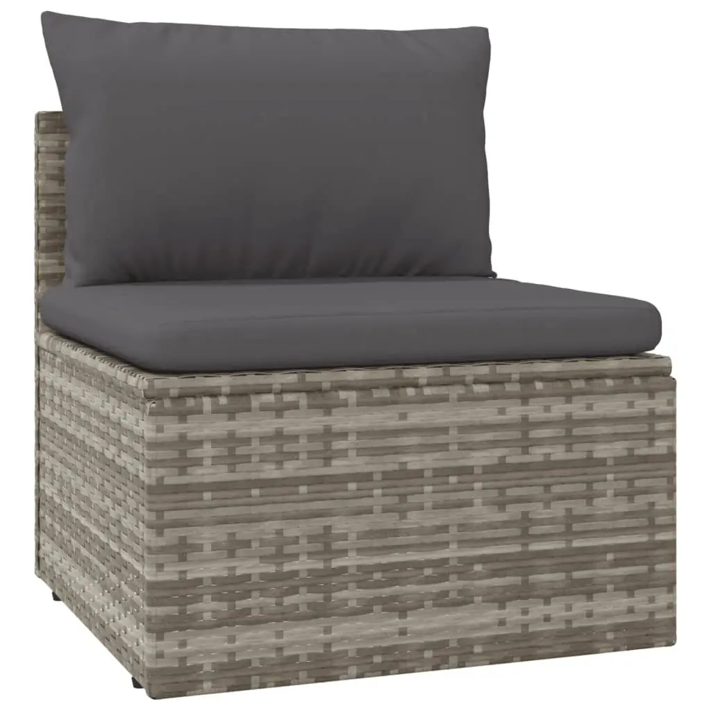 Garden Middle Sofa Set of 4 Grey
