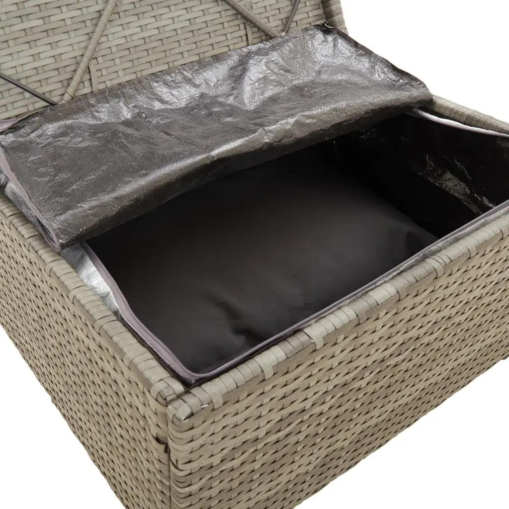 Garden Middle Sofa Set of 4 Grey