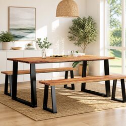 Functional Dining Set with Natural Appeal