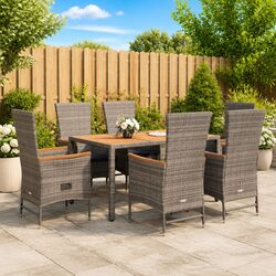 Perfect for Outdoor Gatherings: 7 Piece Dining Set