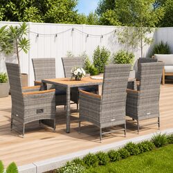 Practical 7-Piece Dining Set for Your Outdoor Gatherings