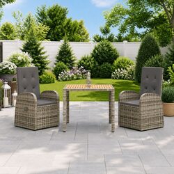 Practical 3 Piece Outdoor Dining Set for Your Patio