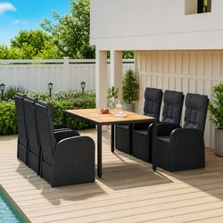 Practical 7 Piece Dining Set for Your Outdoor Space