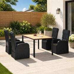 Ideal 5 Piece Dining Set for Garden Spaces