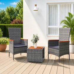 Ideal 3 Piece Garden Lounge Set for Patios and Gardens
