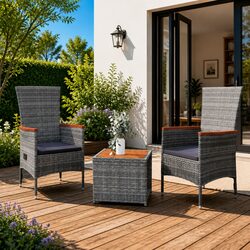 Perfect Addition to Your Patio: 3-Piece Lounge Furniture Set