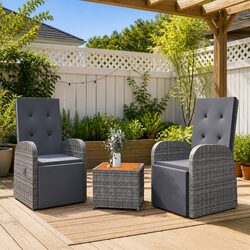 Practical 3 Piece Garden Lounge Set for Your Home